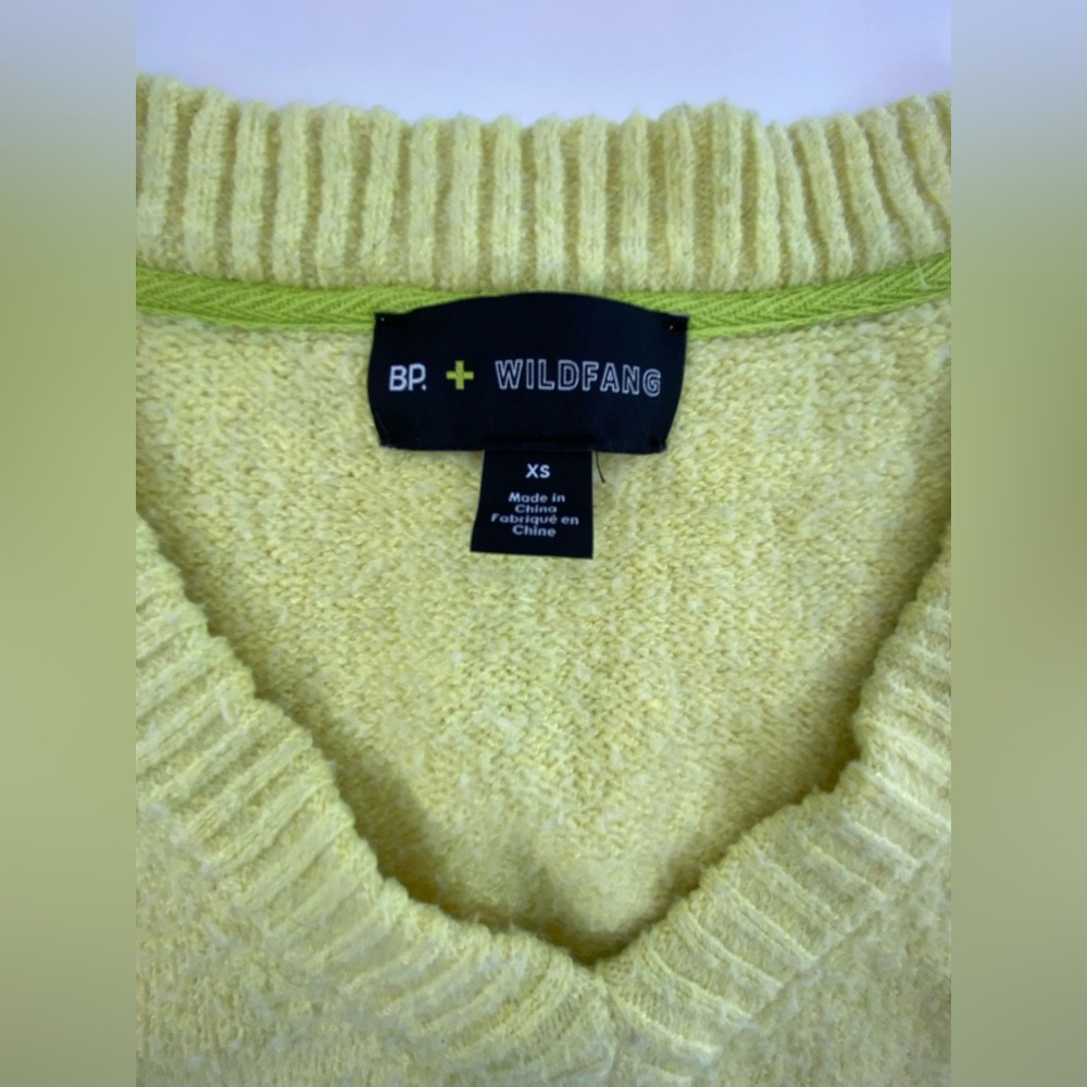 BP Wildfang Colorblock cropped sweater XS - Picture 11 of 11